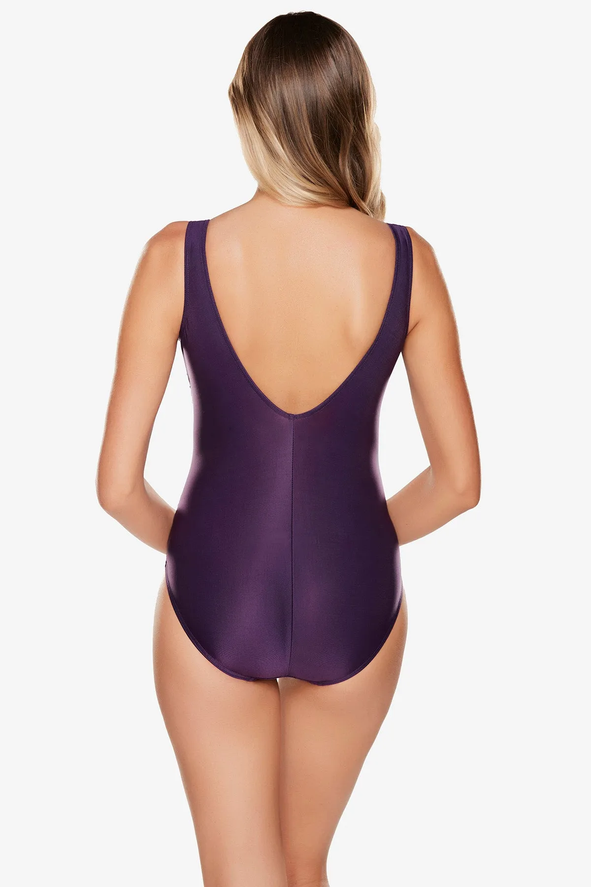 Crossover With Mesh One Piece
