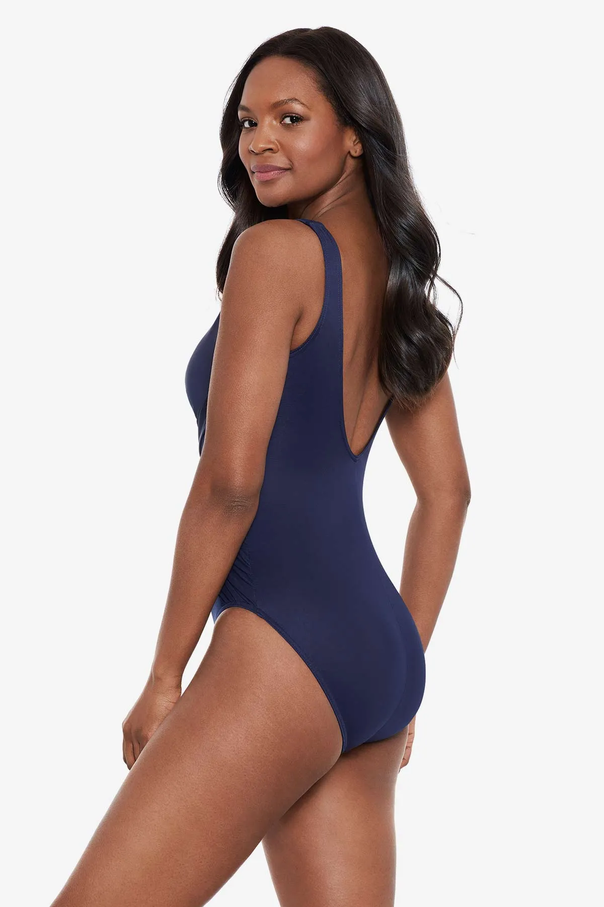 Crossover With Mesh One Piece
