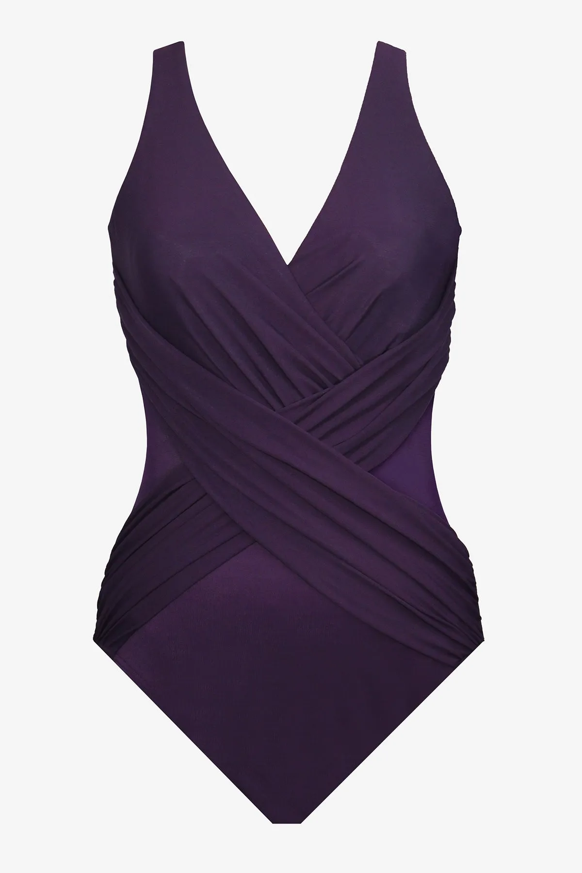 Crossover With Mesh One Piece