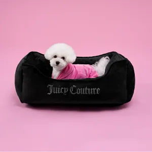 Crown Bling Black Pet Bed Juicy Couture
