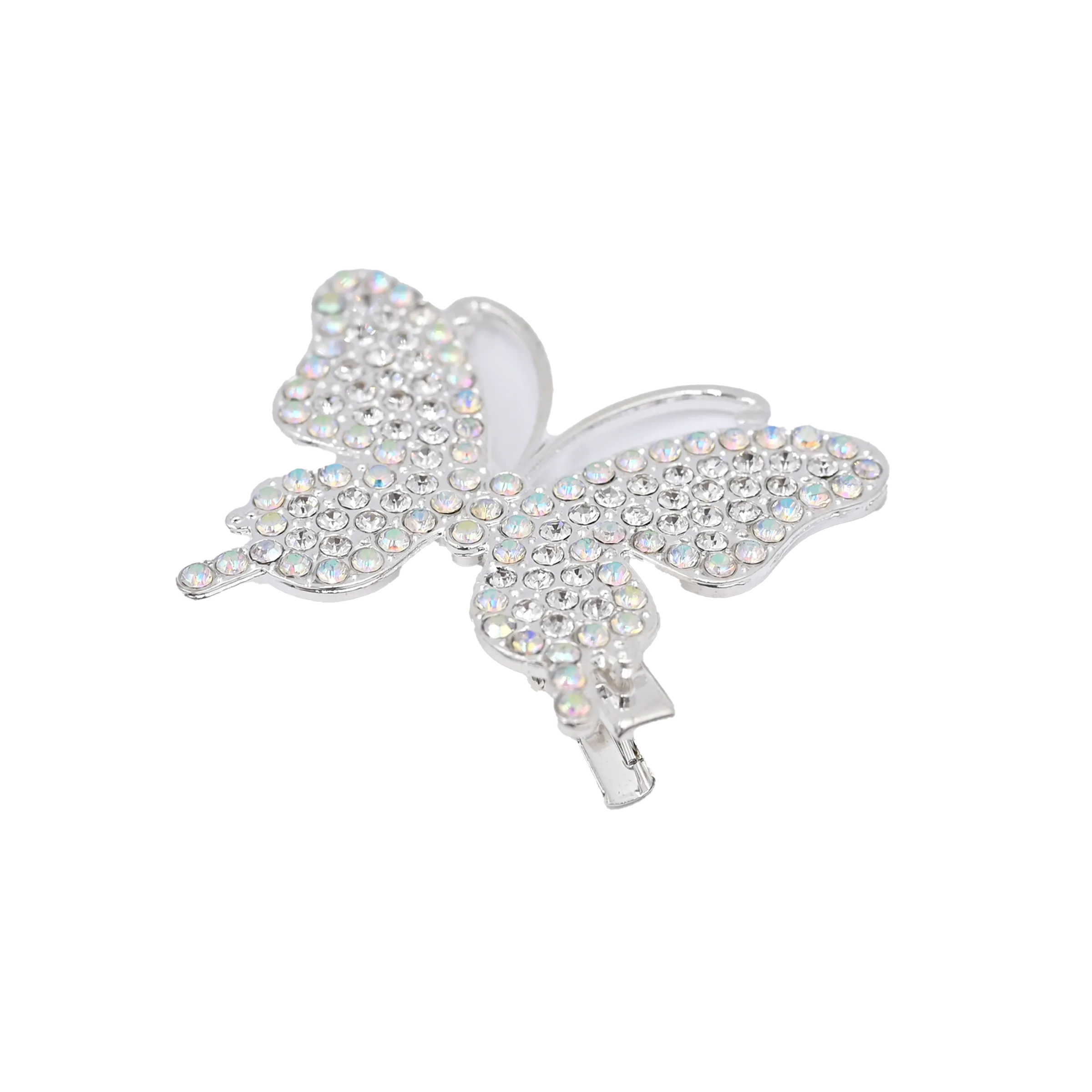 Crystal Bow & Butterfly Mosaic Hair Clips