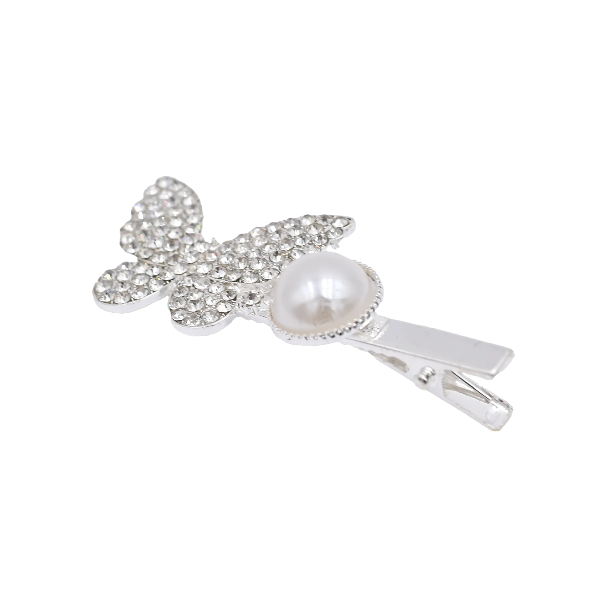 Crystal Bow & Butterfly Mosaic Hair Clips