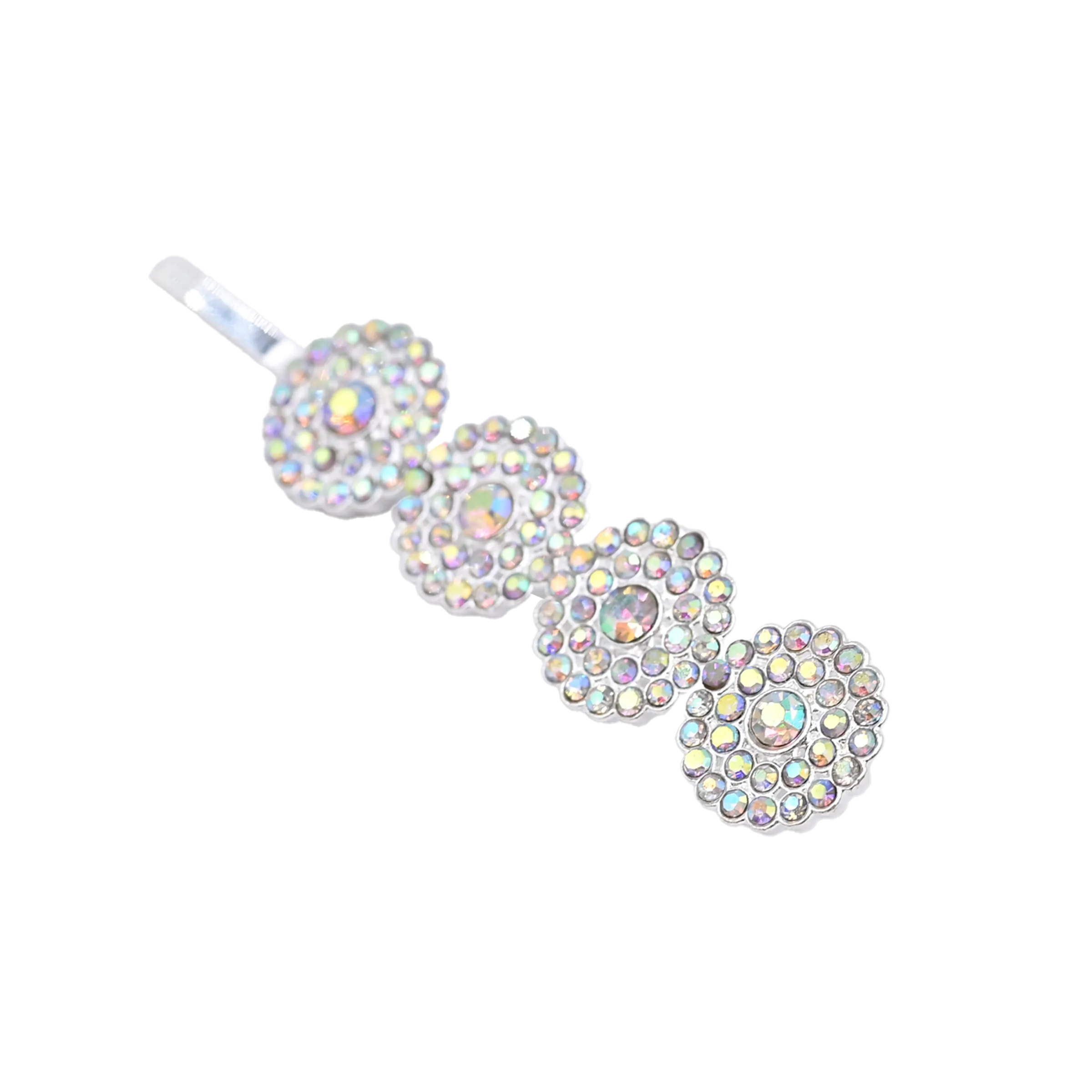 Crystal Bow & Mosaic Hair Pins