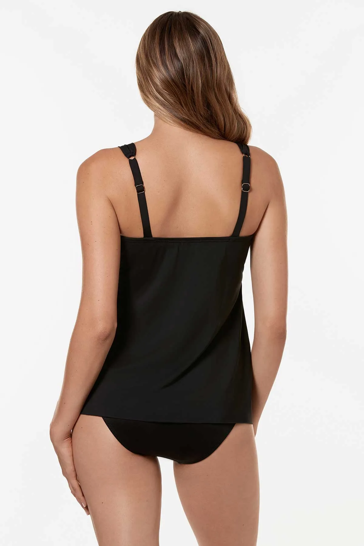 D-DDD Cup Plunge Tankini Top