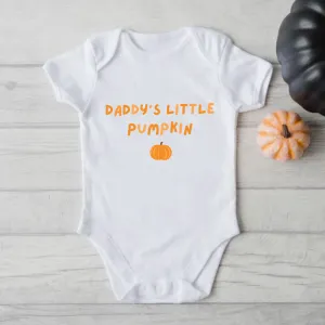 Daddy's Little Pumpkin Halloween Baby Vest