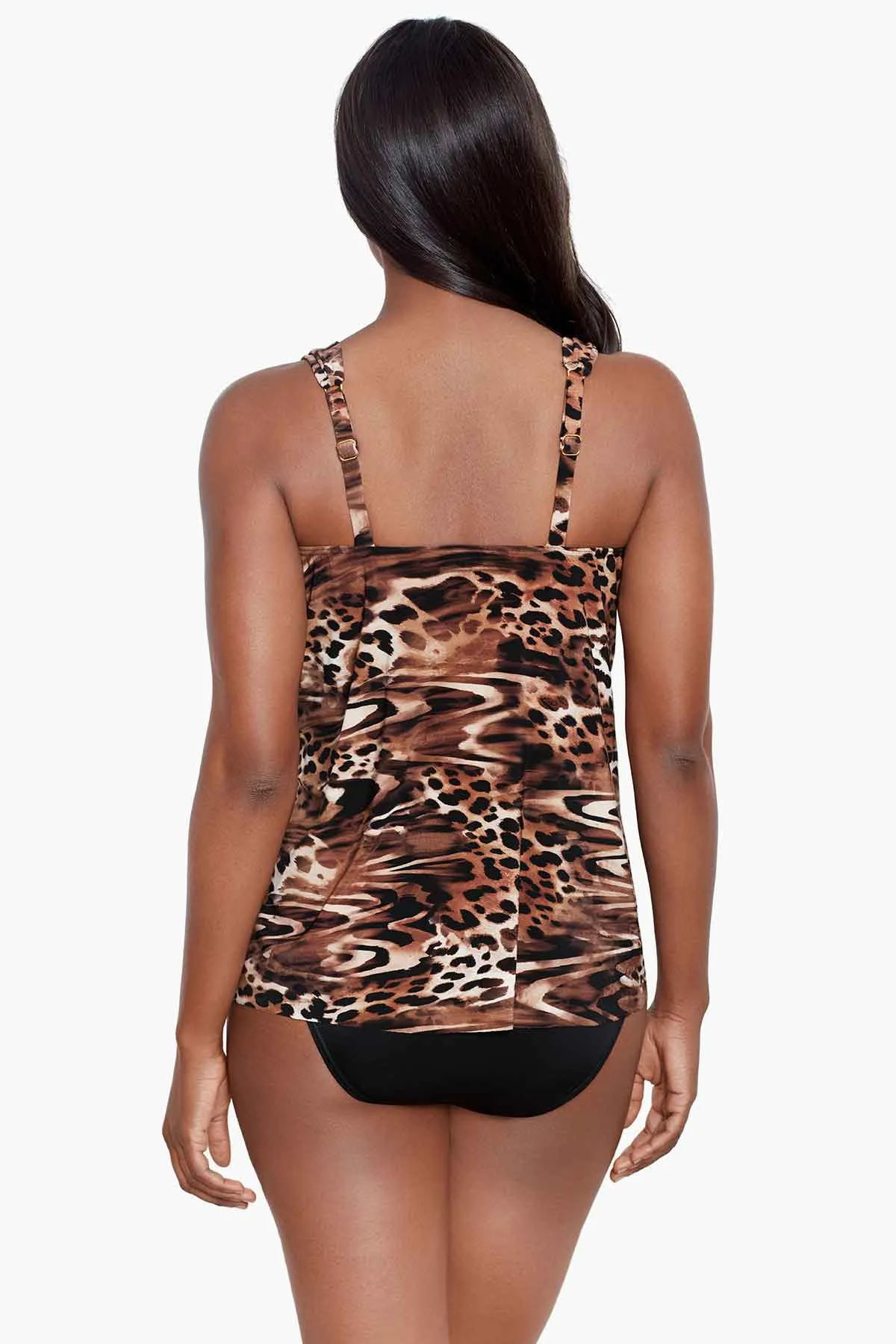 Dazzle Tankini Top in Ocicat