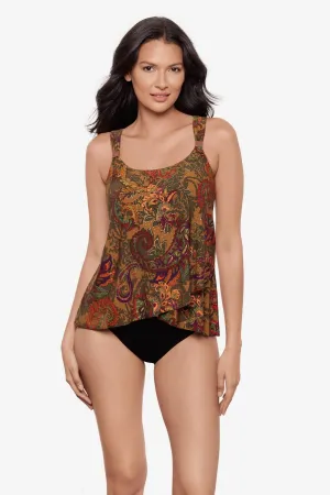 Dazzle Tankini Top in Perissa