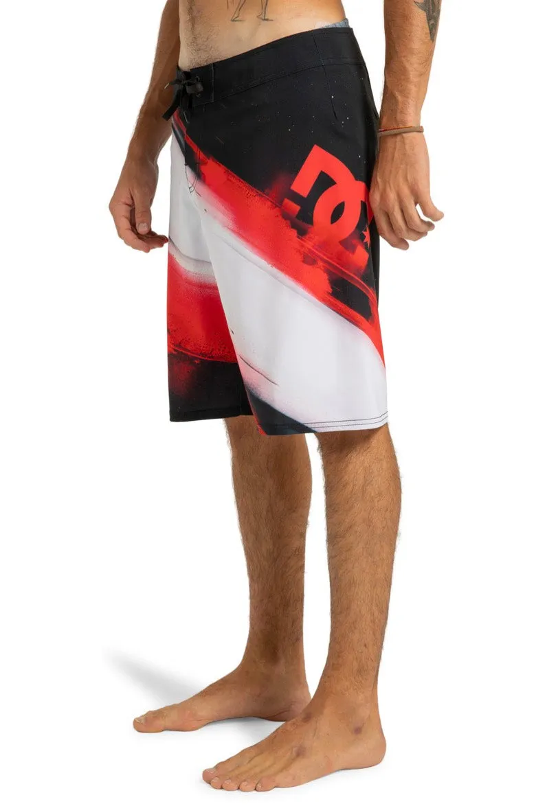DC - Burnout21 Racing Red - Board Shorts