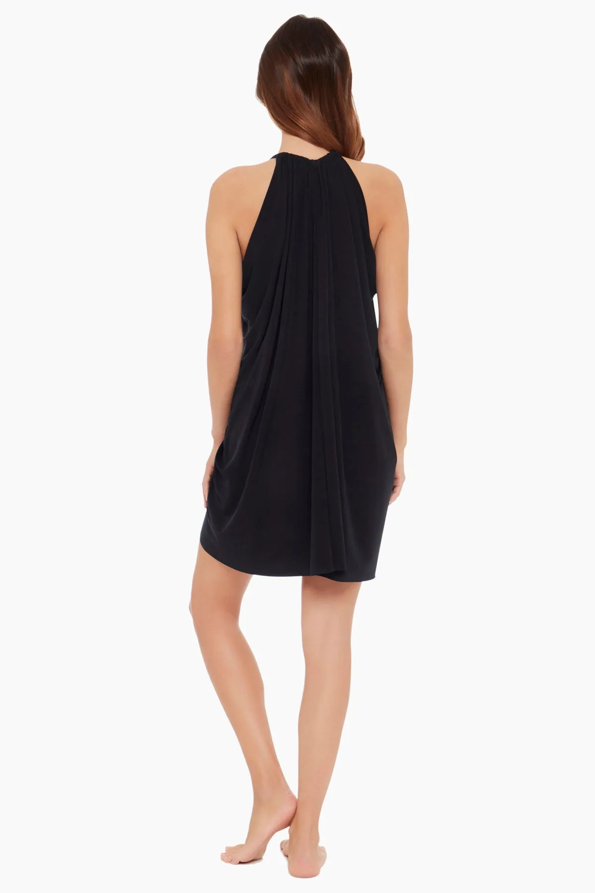 Draped Cover Up Dress