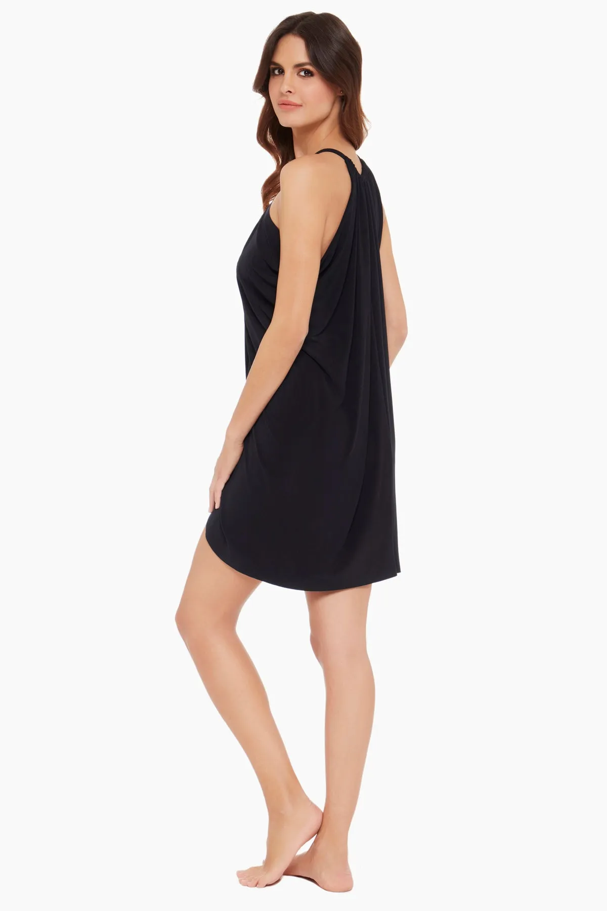 Draped Cover Up Dress