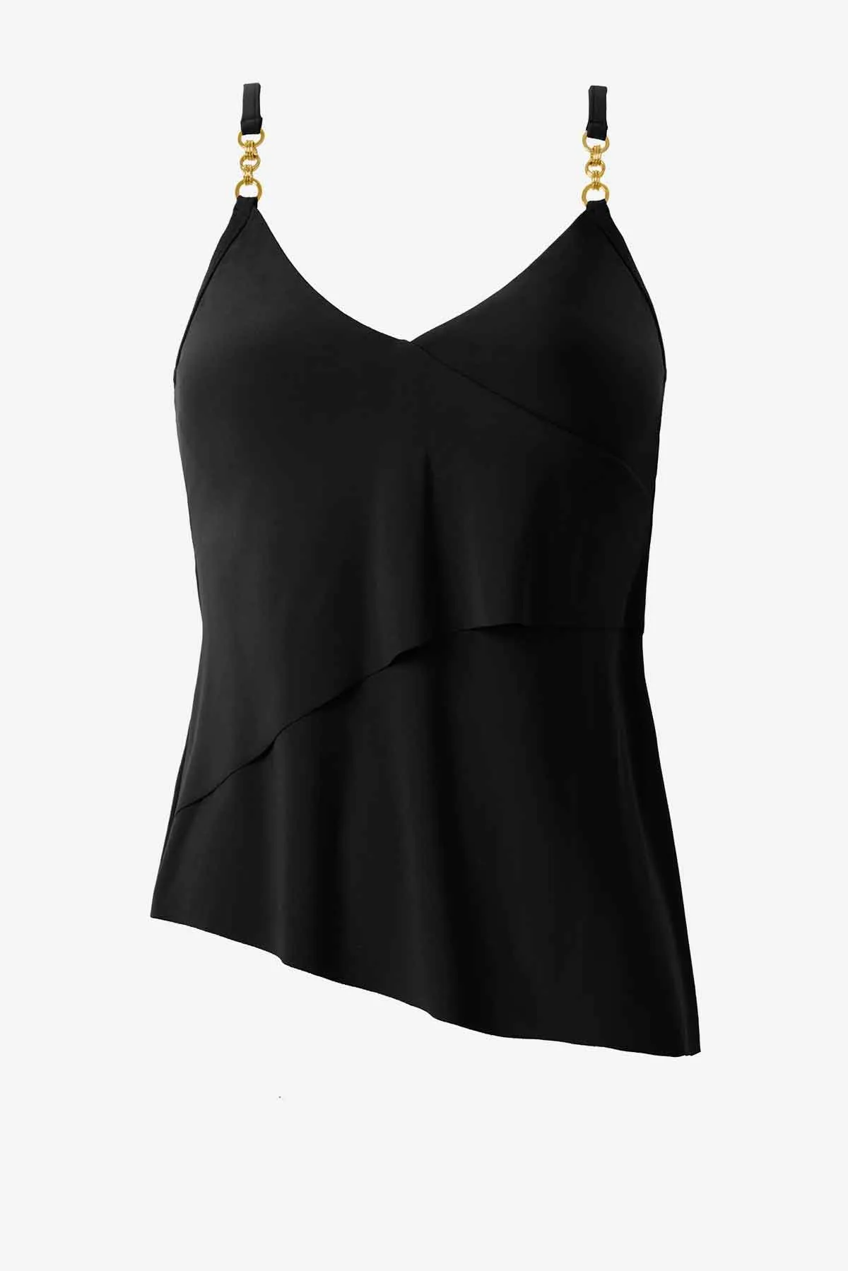 Eliza Tankini Top in Chain Link