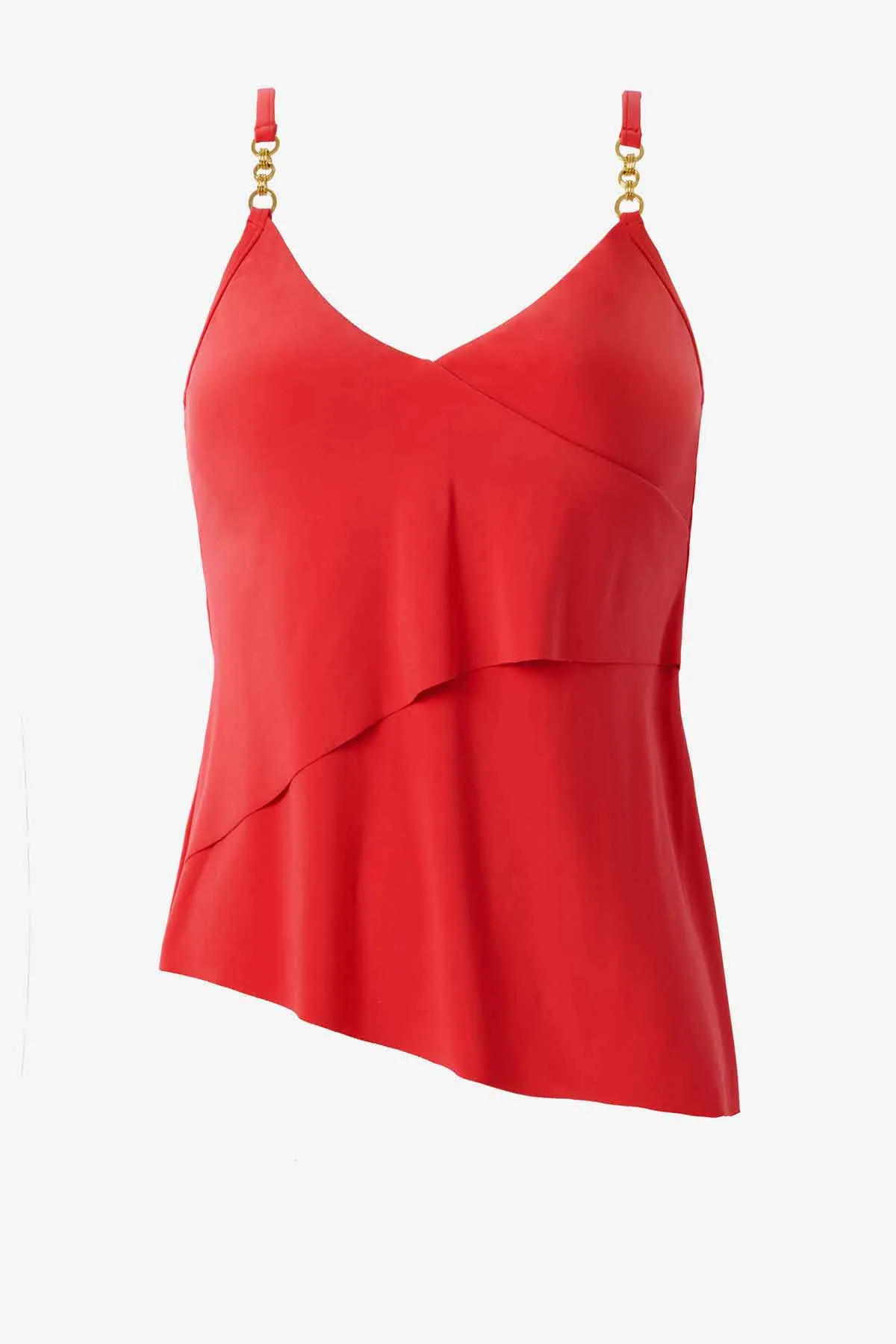 Eliza Tankini Top in Chain Link