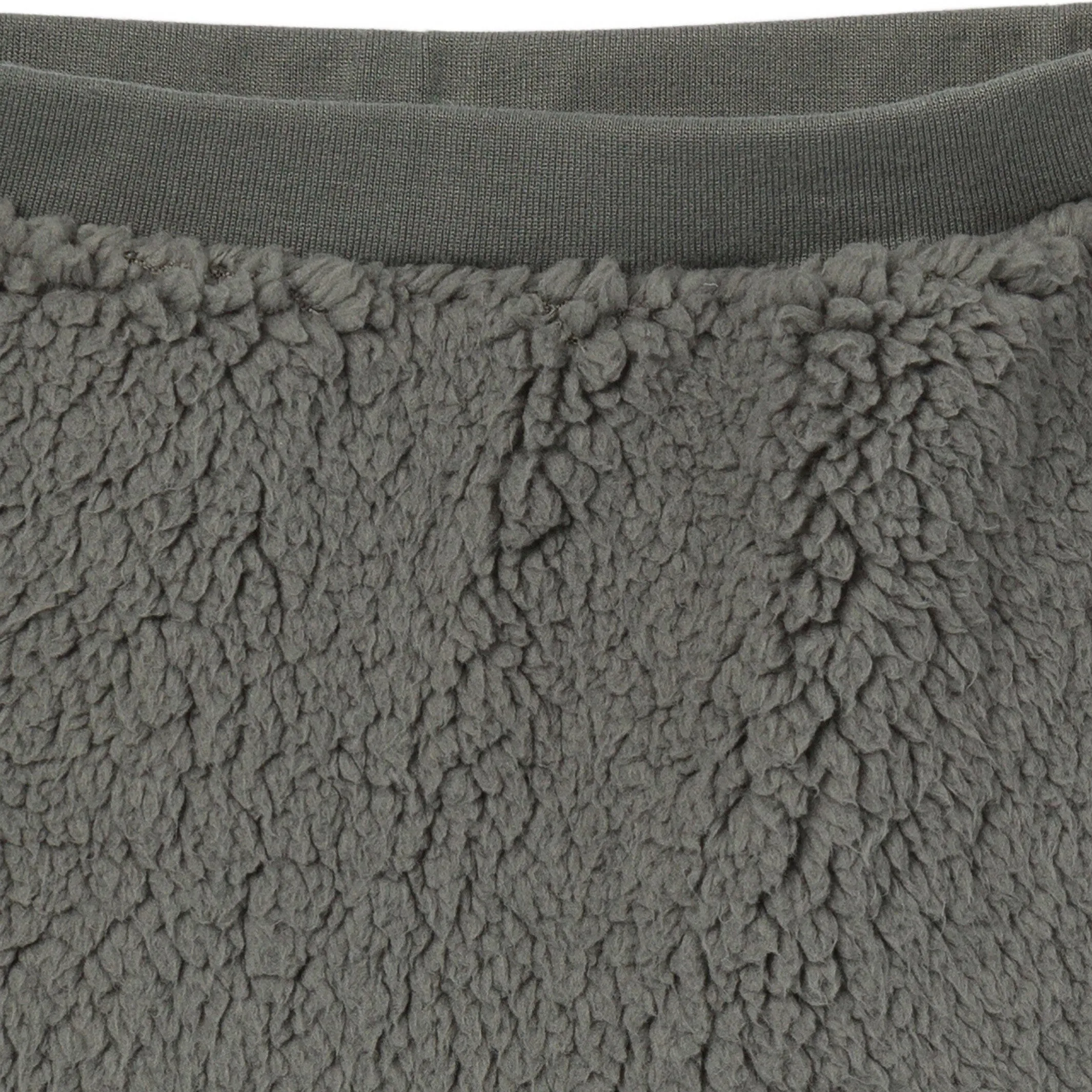 Embroidered 2-Piece Baby Boys Dark Green Sherpa Drop Shoulder Top & Pants Gerber Childrenswea