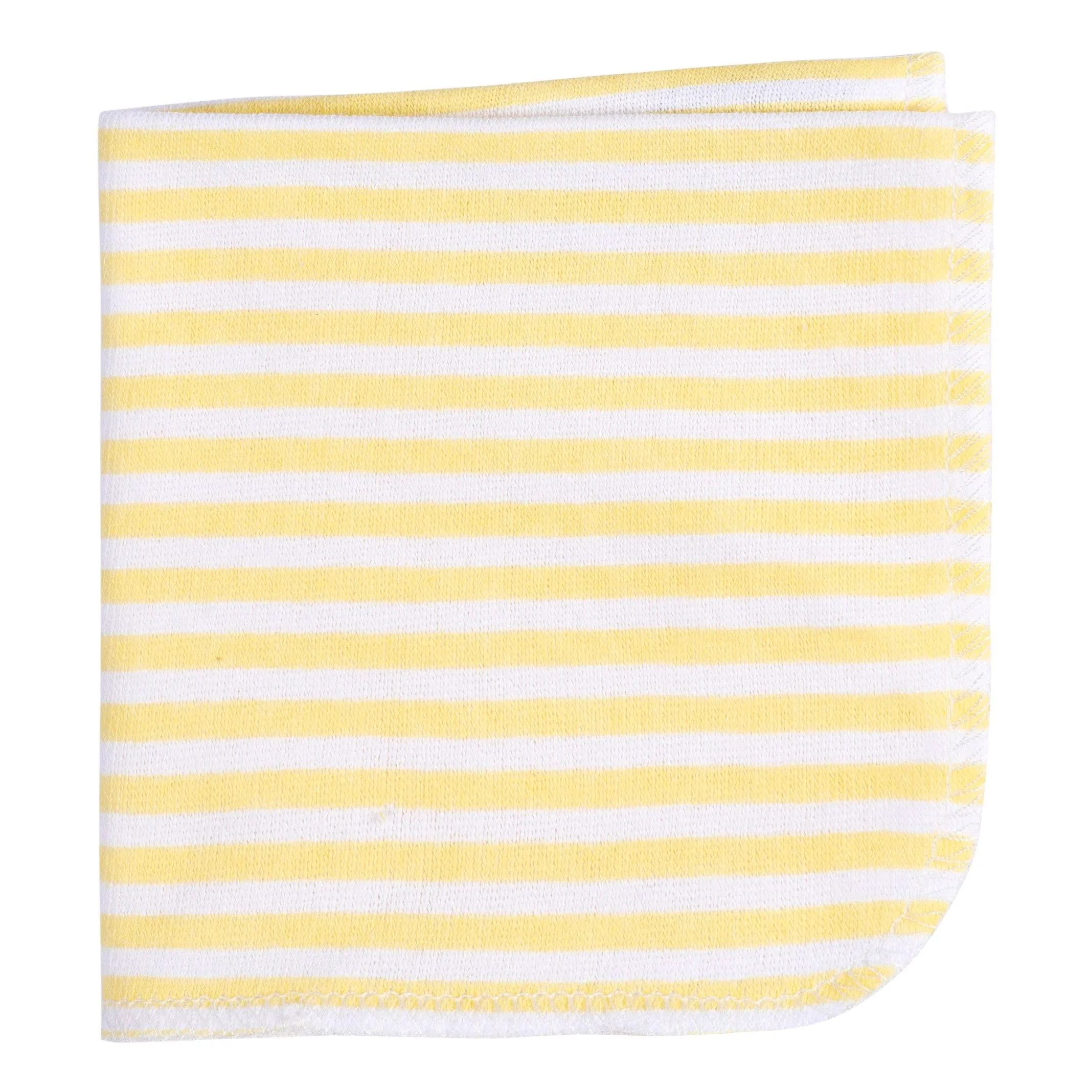 Embroidered 4-Piece Baby Neutral Yellow Giraffe Towel & Washcloths Set Gerber Childrenswea