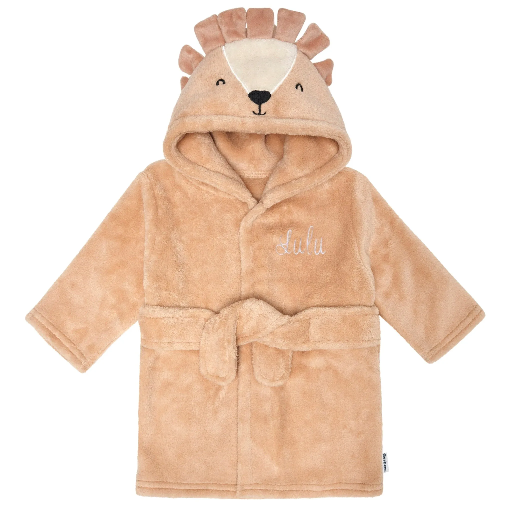 Embroidered Baby Neutral Lion Robe Gerber Childrenswea