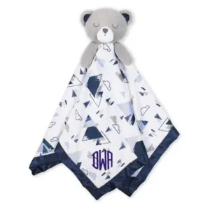 Embroidered Bear Baby Boys Security Blanket Gerber Childrenswea