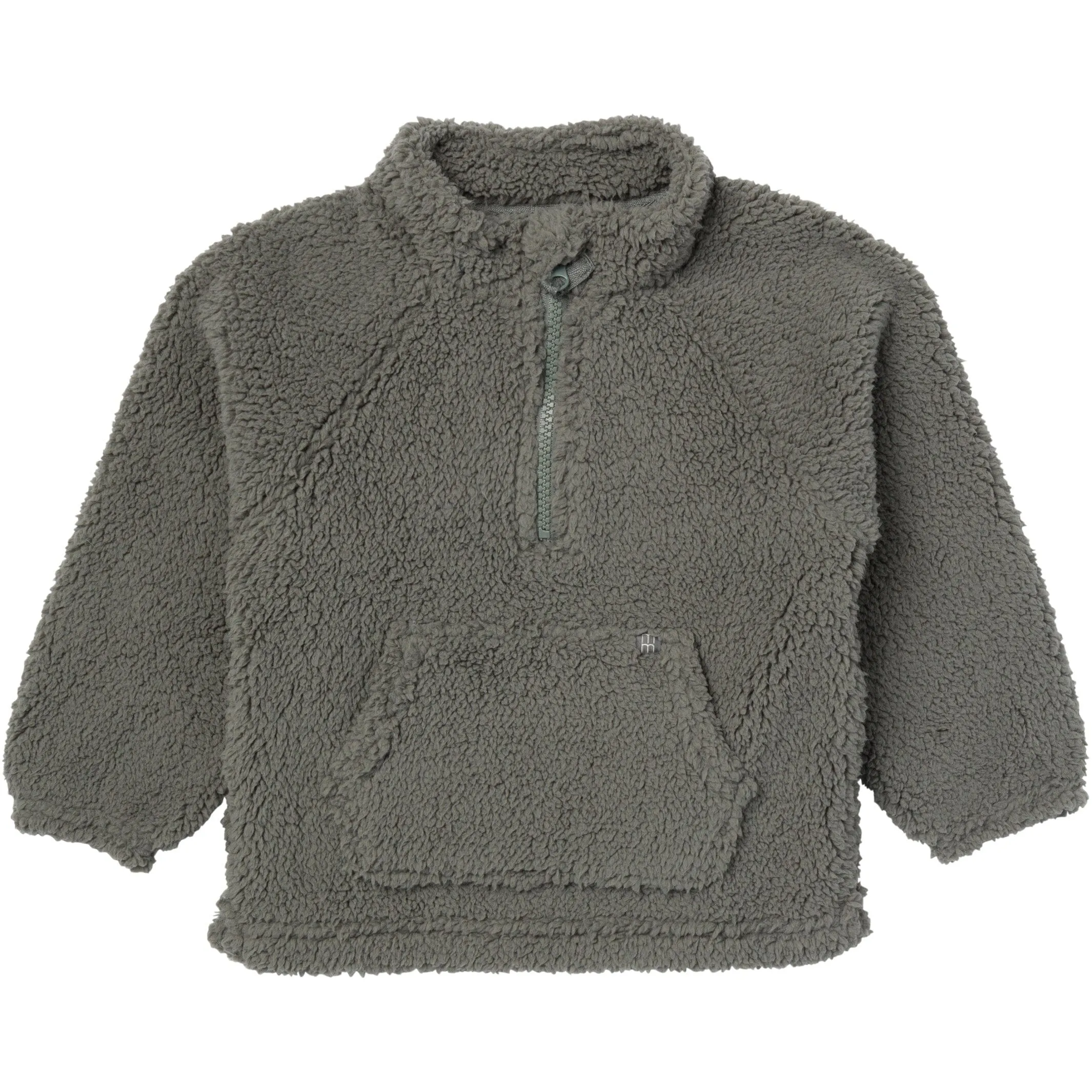 Embroidered Infant & Toddler Boys Dark Green Half-Zip Pullover Gerber Childrenswea