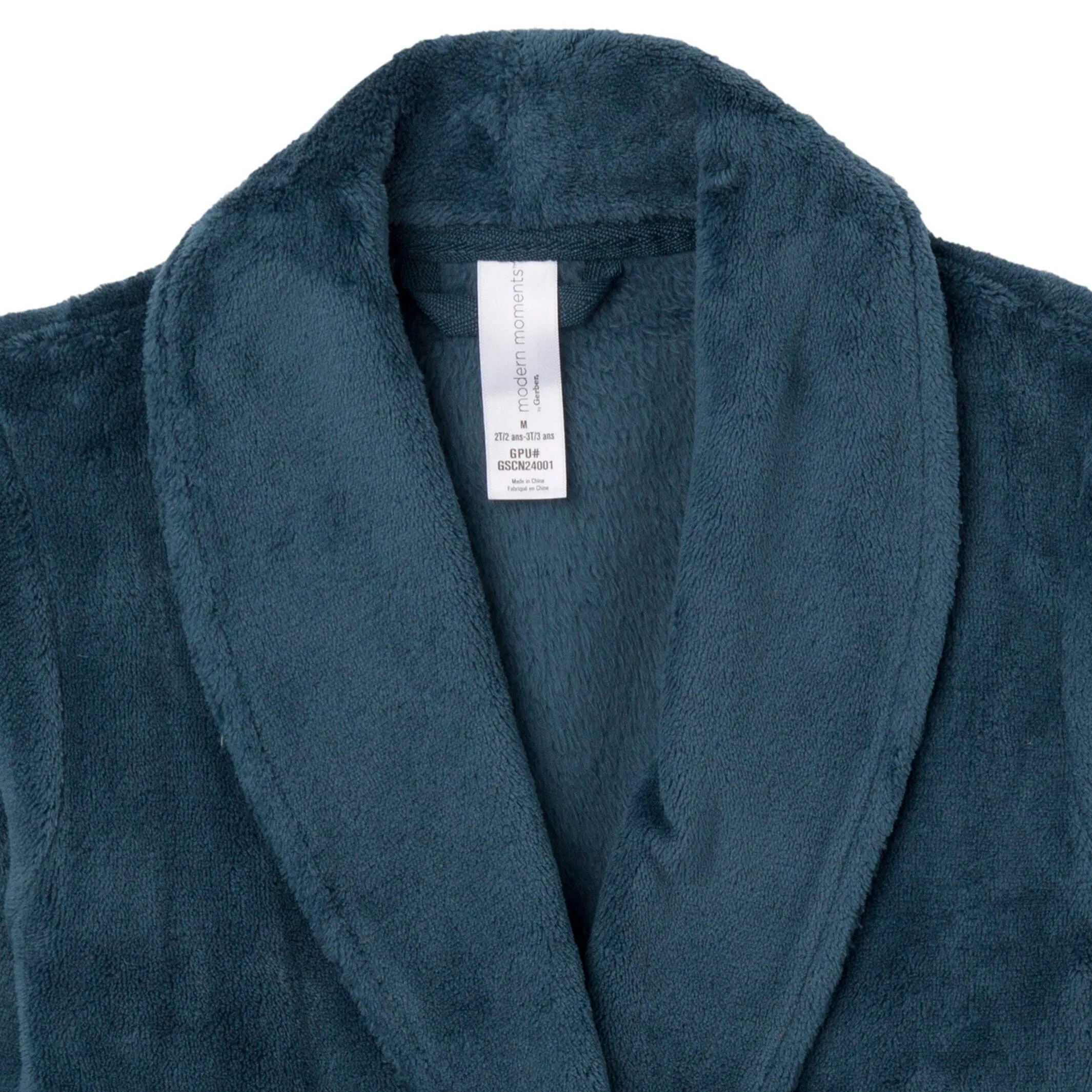 Embroidered Infant & Toddler Boys Navy Shawl Collar Robe Gerber Childrenswea