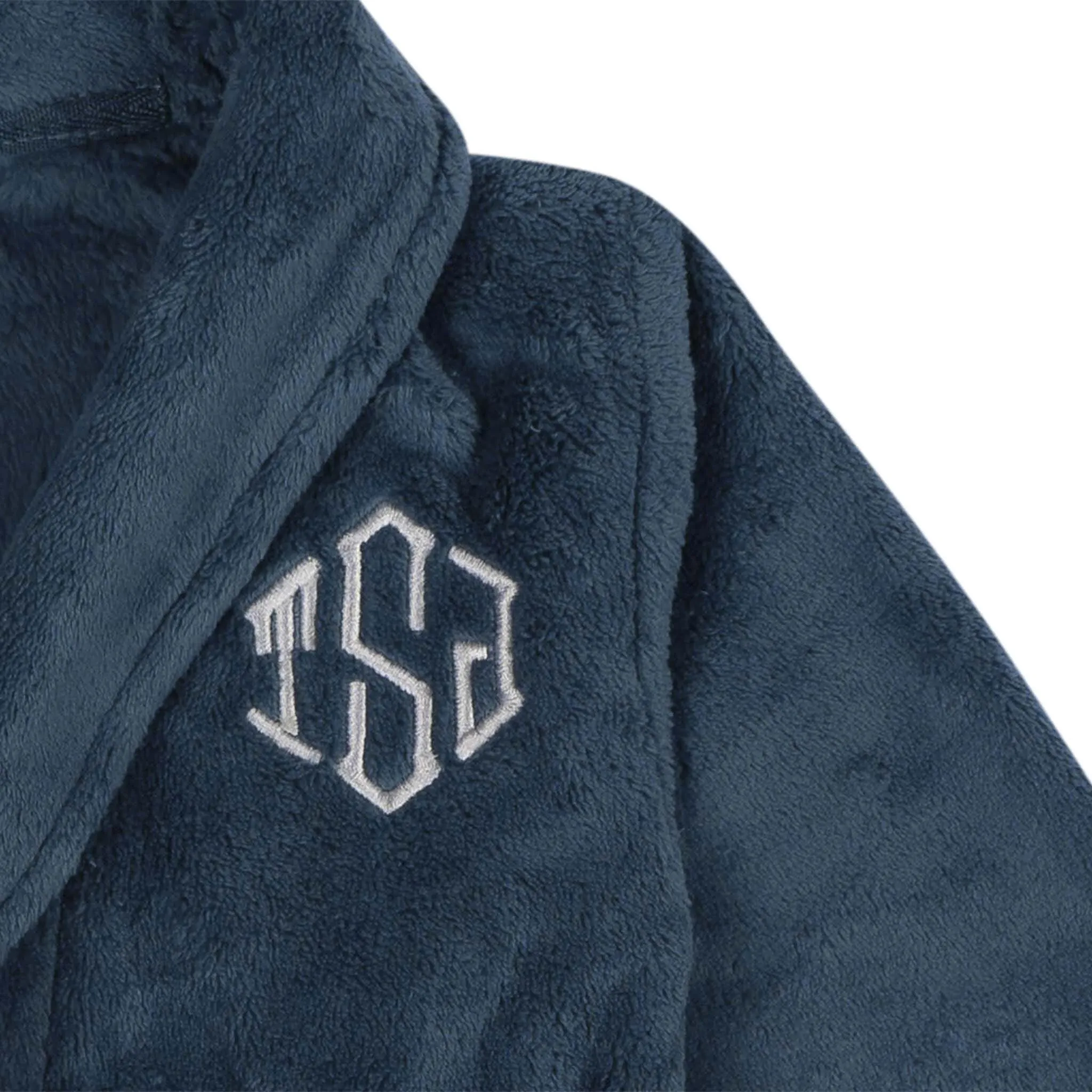 Embroidered Infant & Toddler Boys Navy Shawl Collar Robe Gerber Childrenswea