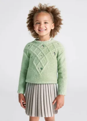 Embroidered Sweater Girl | Mayoral