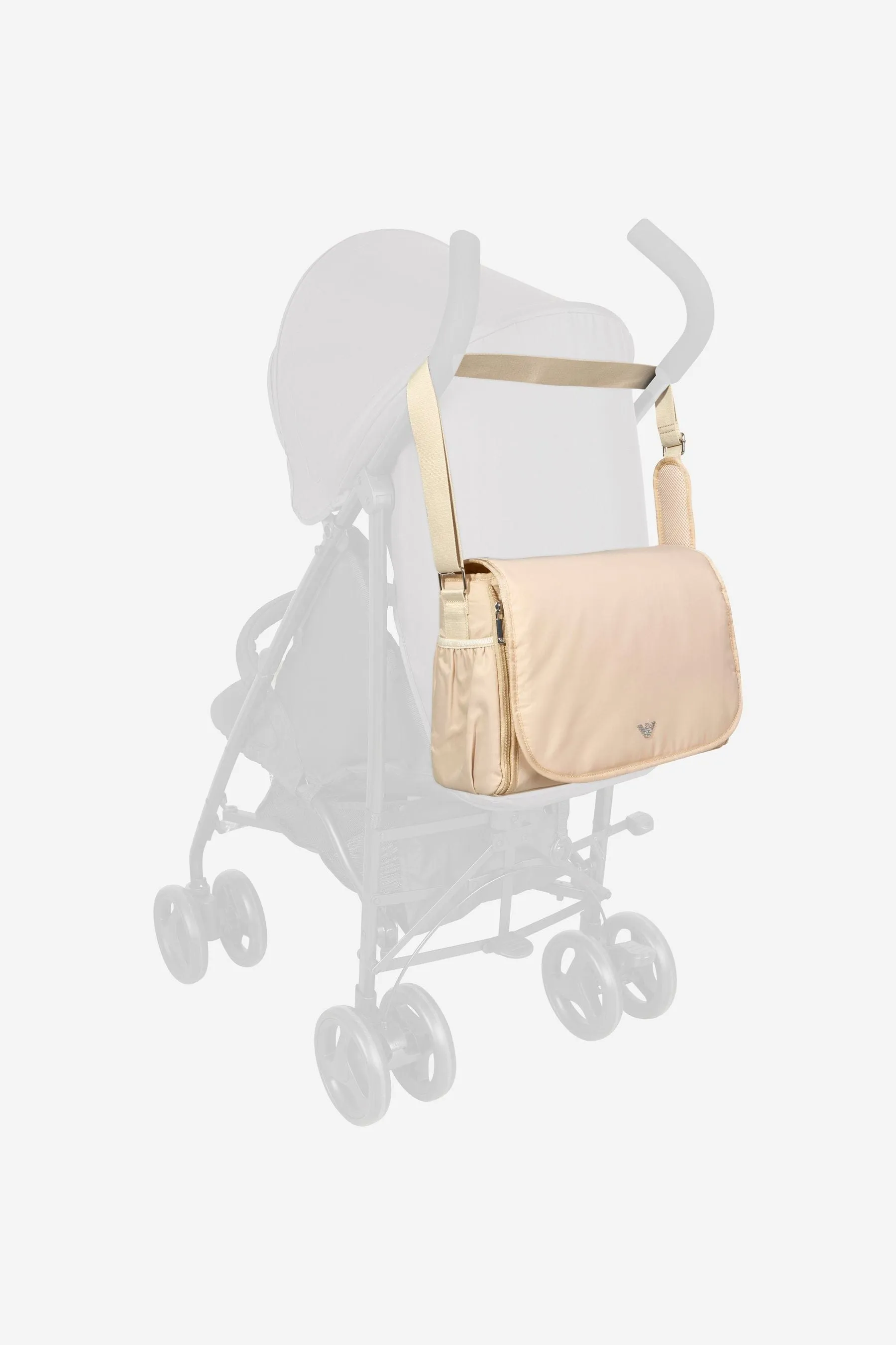Emporio Armani Baby Logo Changing Bag in Beige (36cm)