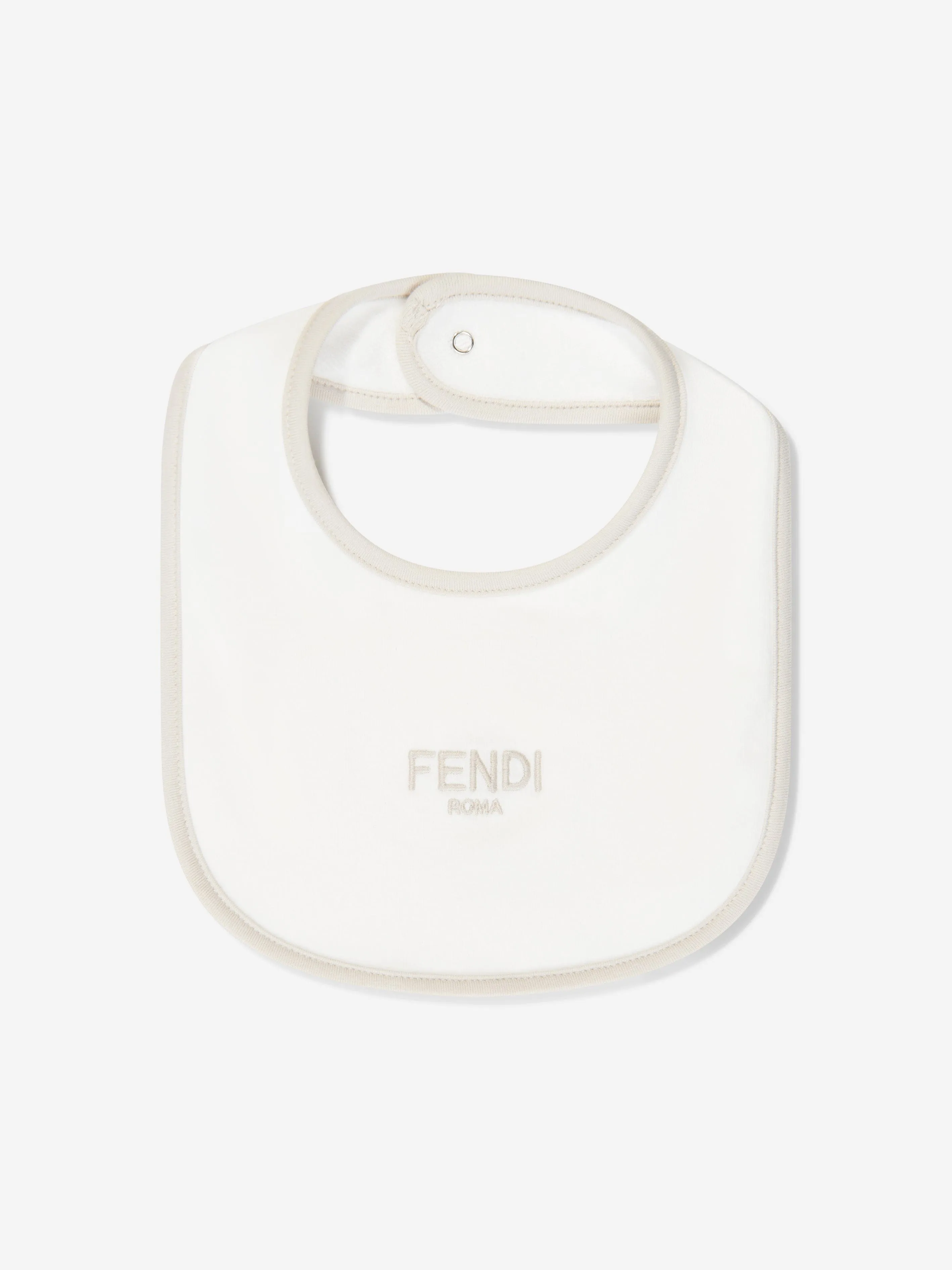 Fendi Baby Logo Babygrow Gift Set in Beige