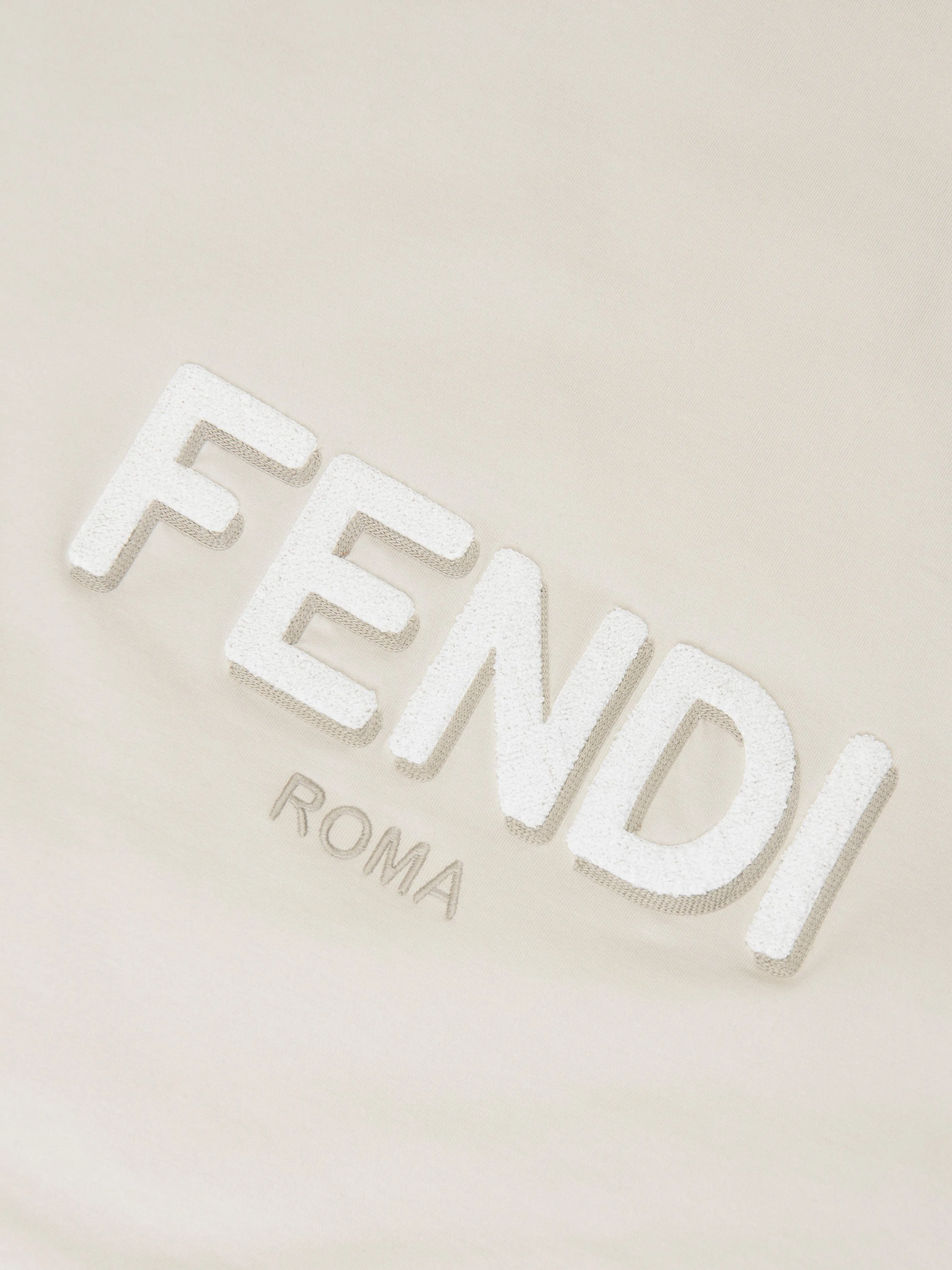 Fendi Baby Logo Blanket in Beige (80cm)