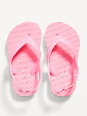Flip-Flop Sandals for Toddler Girls (Partially Plant-Based)