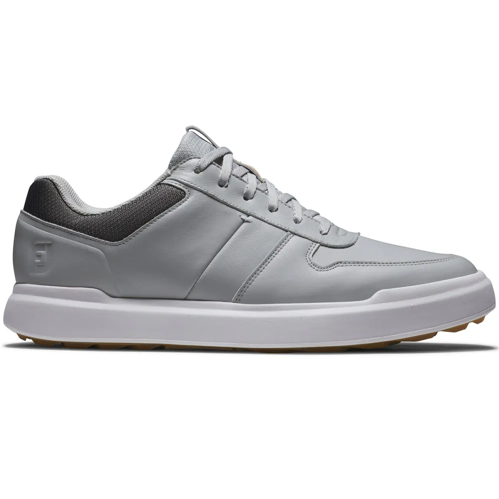 FootJoy Contour Casual Spikeless Shoes - White/Navy/Grey