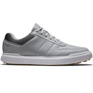 FootJoy Contour Casual Spikeless Shoes - White/Navy/Grey