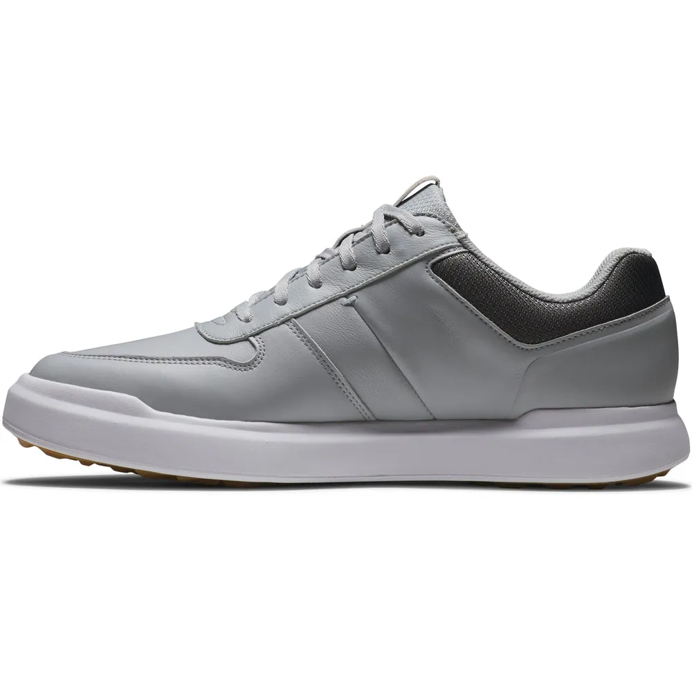 FootJoy Contour Casual Spikeless Shoes - White/Navy/Grey