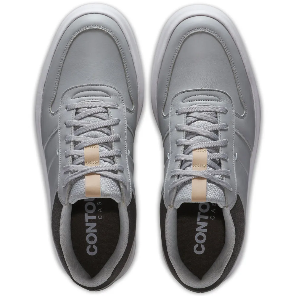 FootJoy Contour Casual Spikeless Shoes - White/Navy/Grey