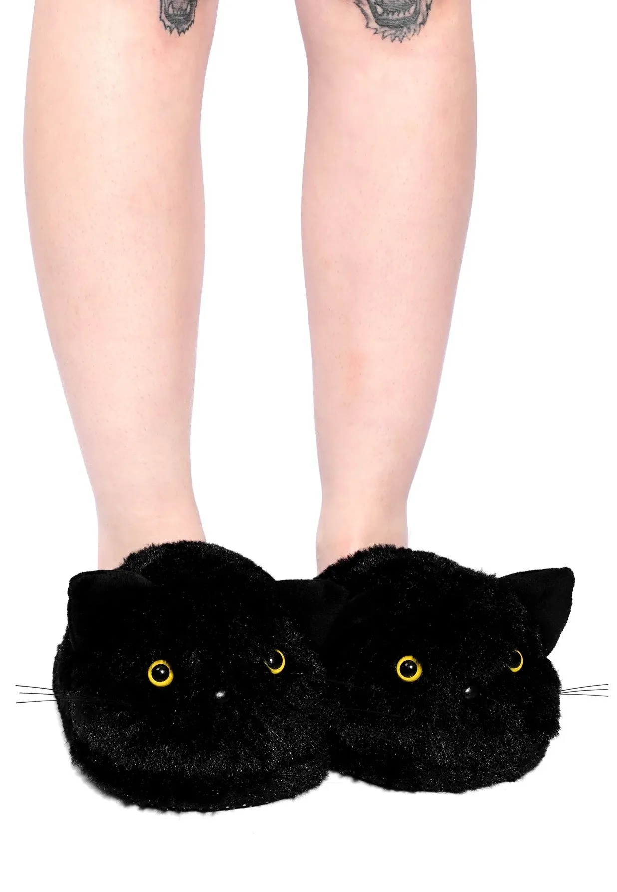 Foxblood - Black Cat Black - Girl Slippers