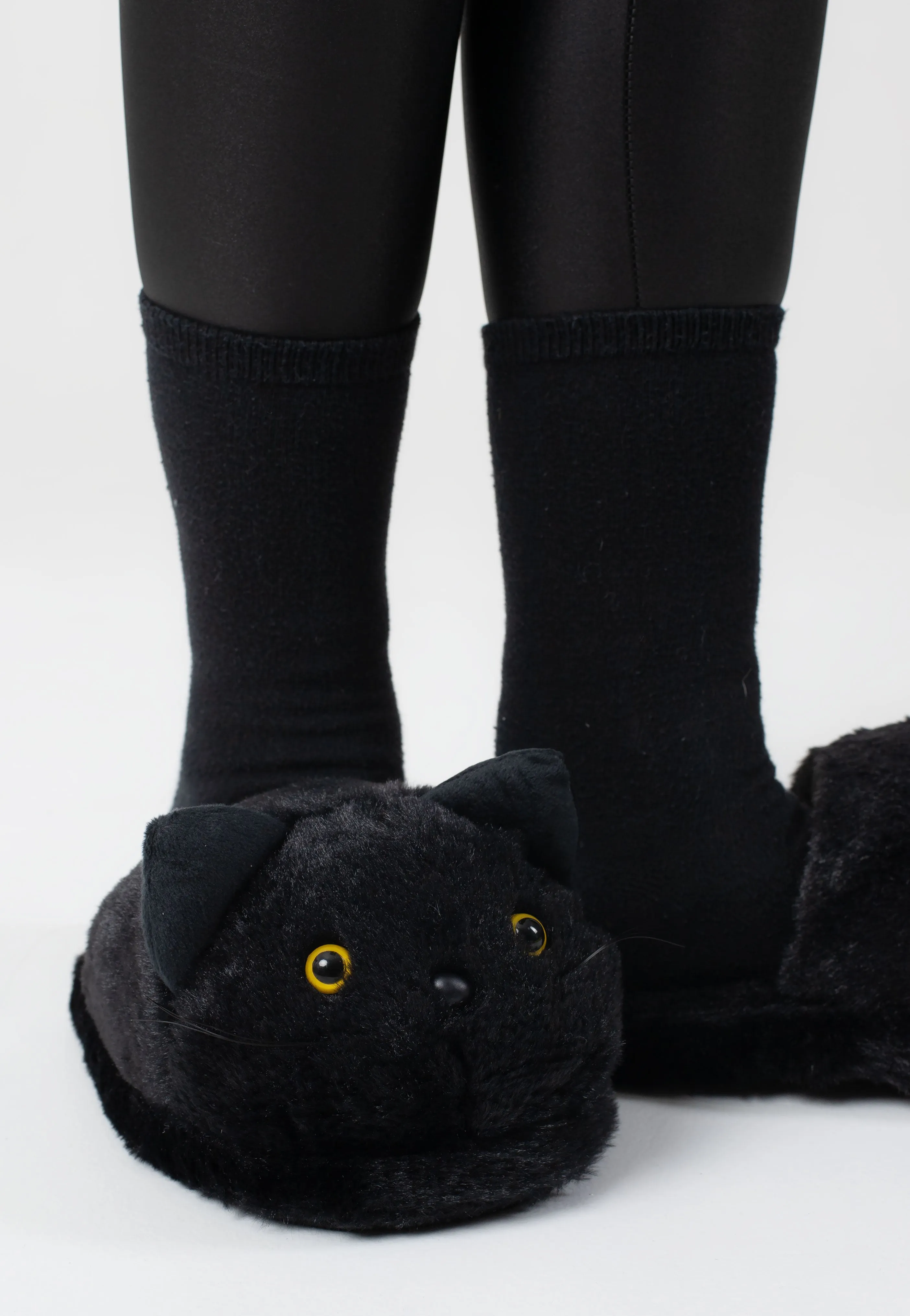 Foxblood - Black Cat Black - Girl Slippers