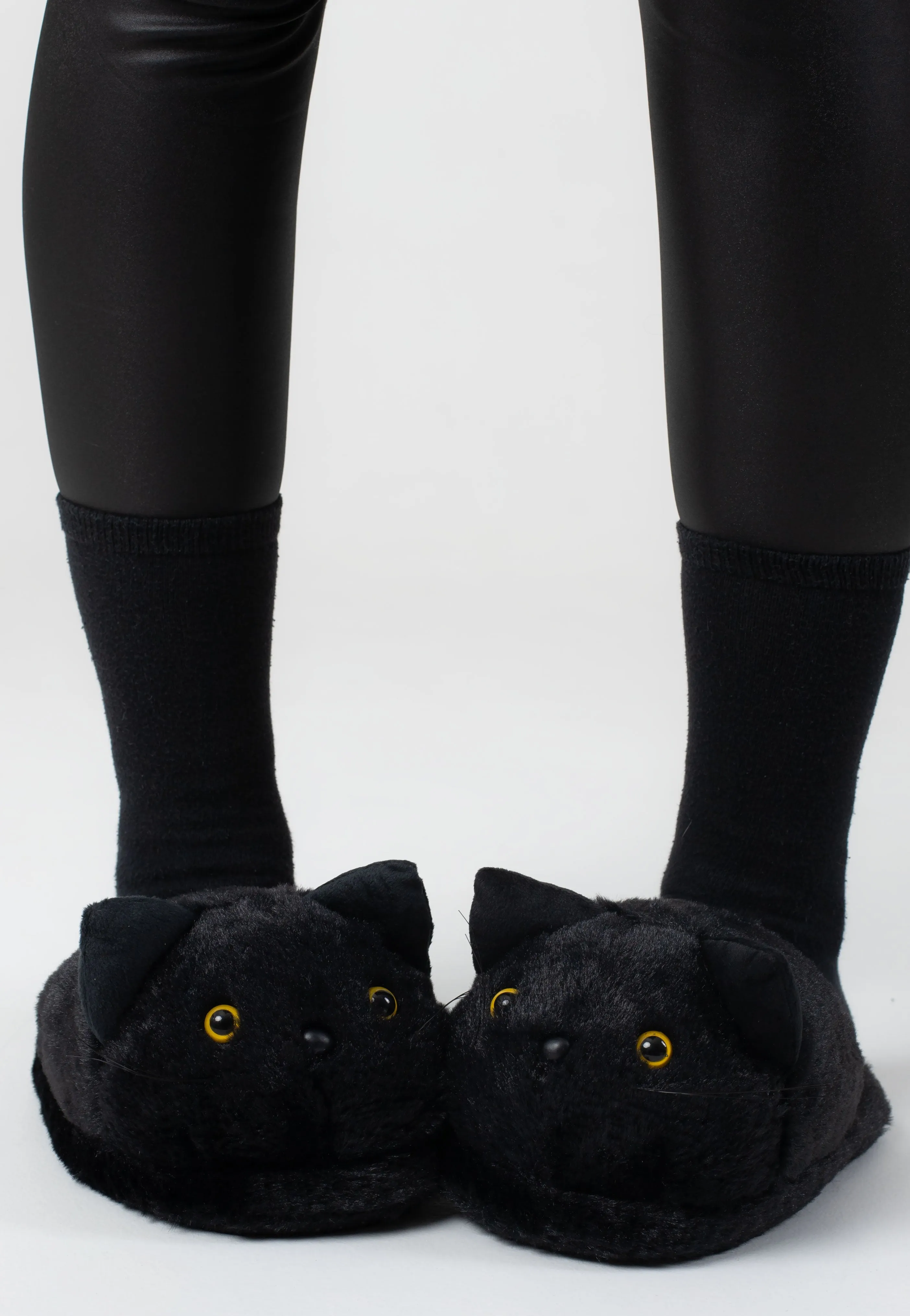 Foxblood - Black Cat Black - Girl Slippers
