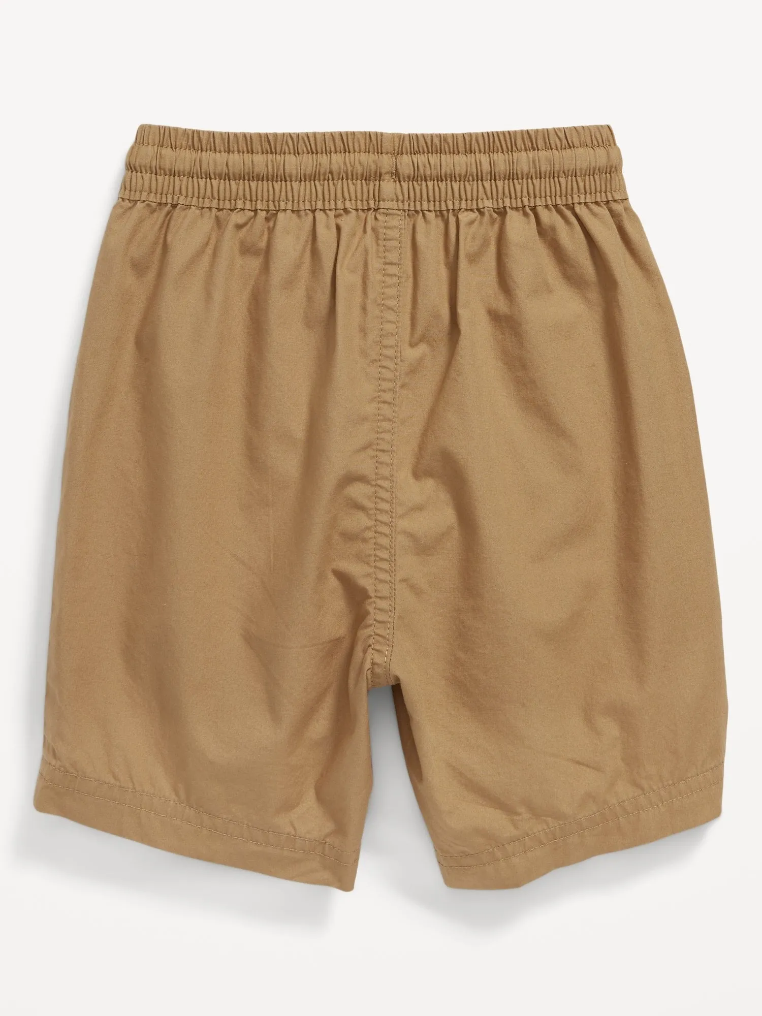 Functional-Drawstring Poplin Shorts for Toddler Boys