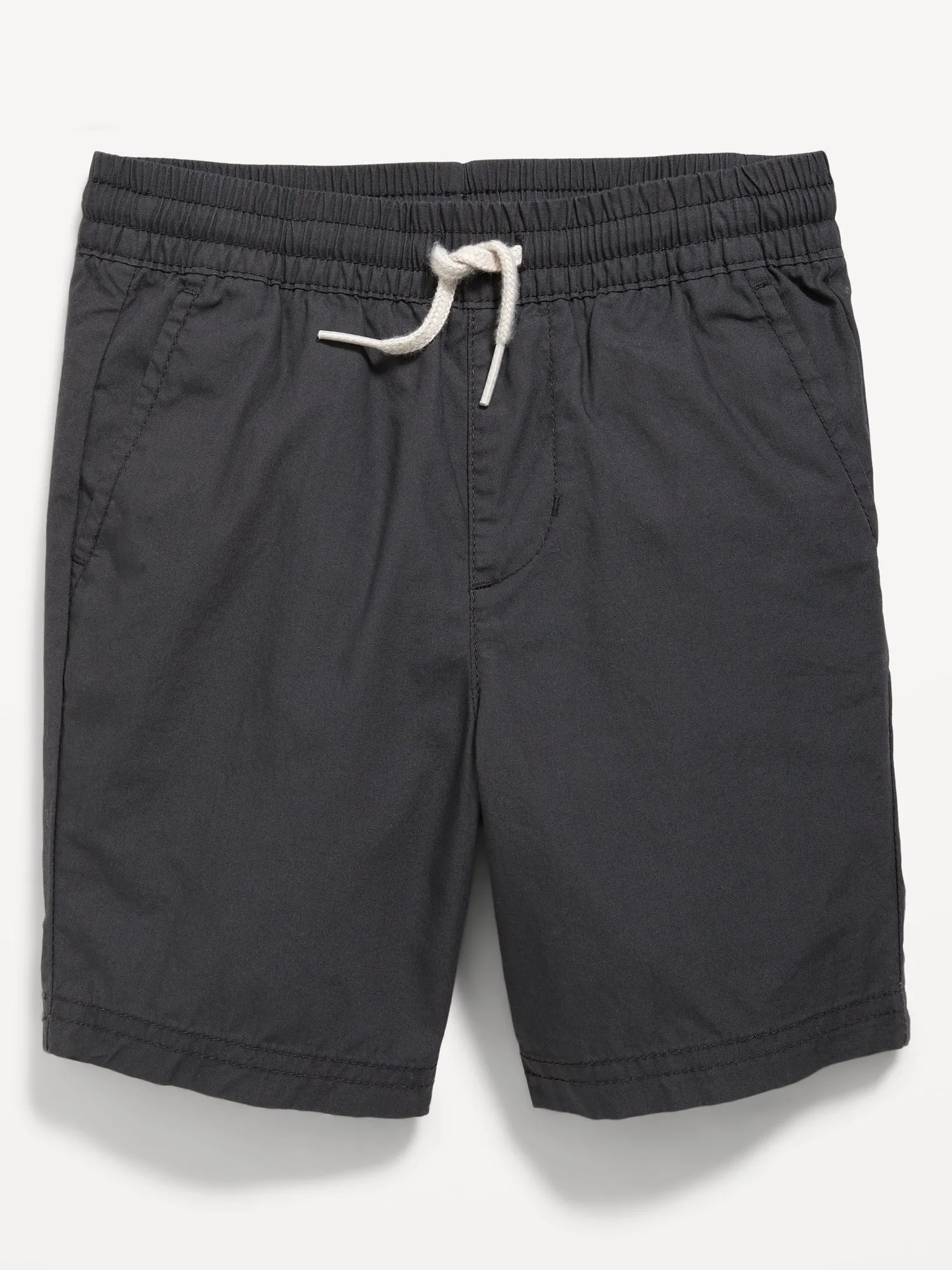 Functional-Drawstring Poplin Shorts for Toddler Boys