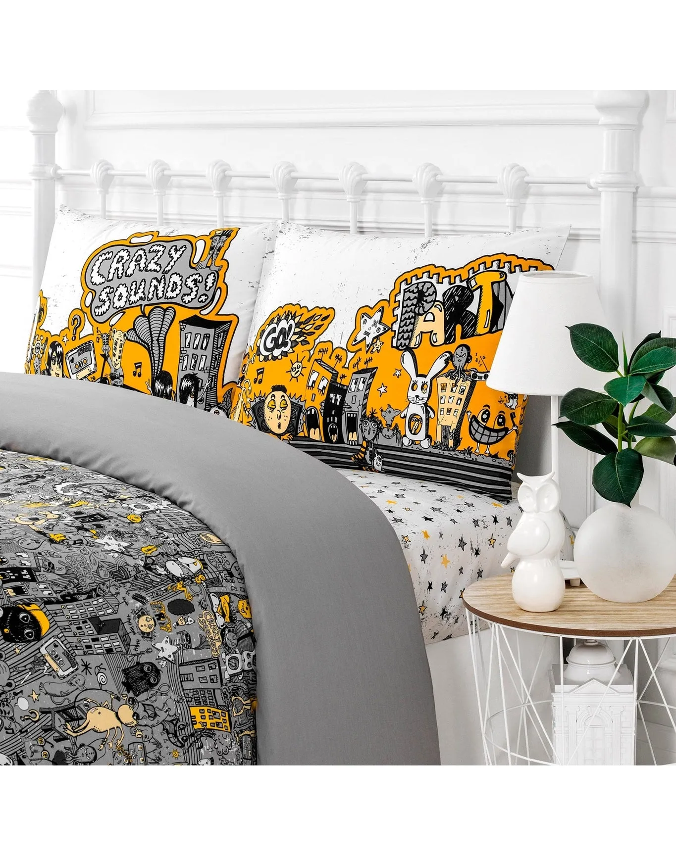 Funky Flat Sheet | White TOGAS