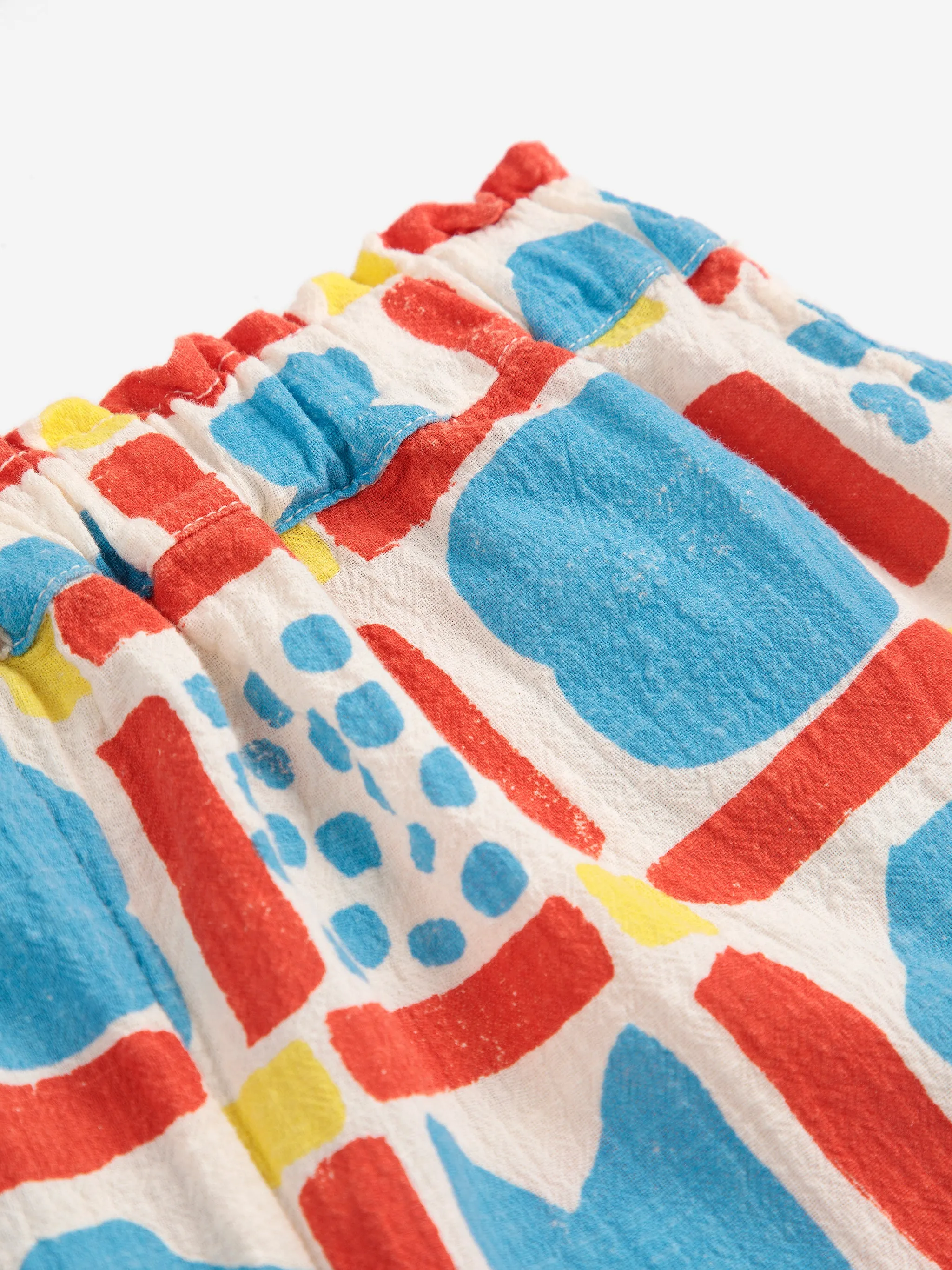 Geometric Game Woven Girl Shorts (Kids)