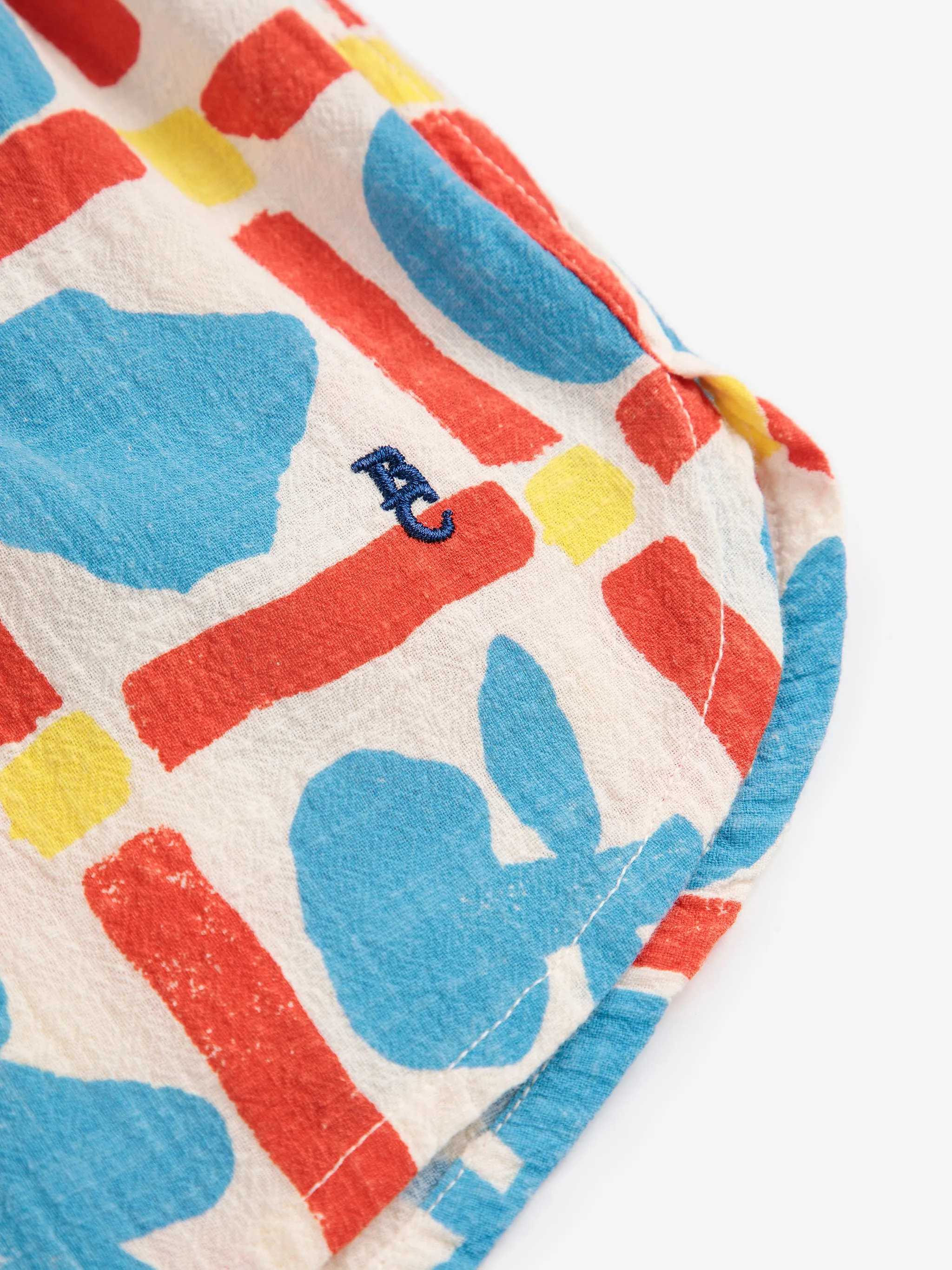 Geometric Game Woven Girl Shorts (Kids)