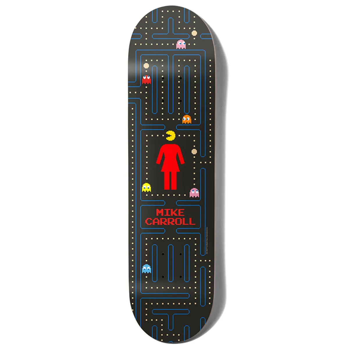 Girl - Mike Carroll Pac-Man 8.5 Skateboard Deck