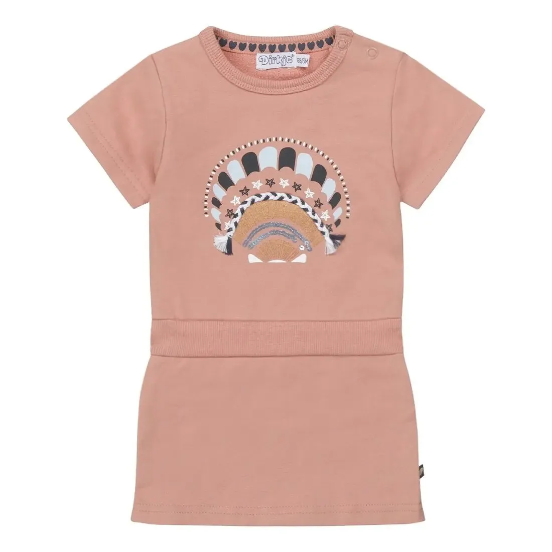 Girls Dress Old Pink | Dirkje