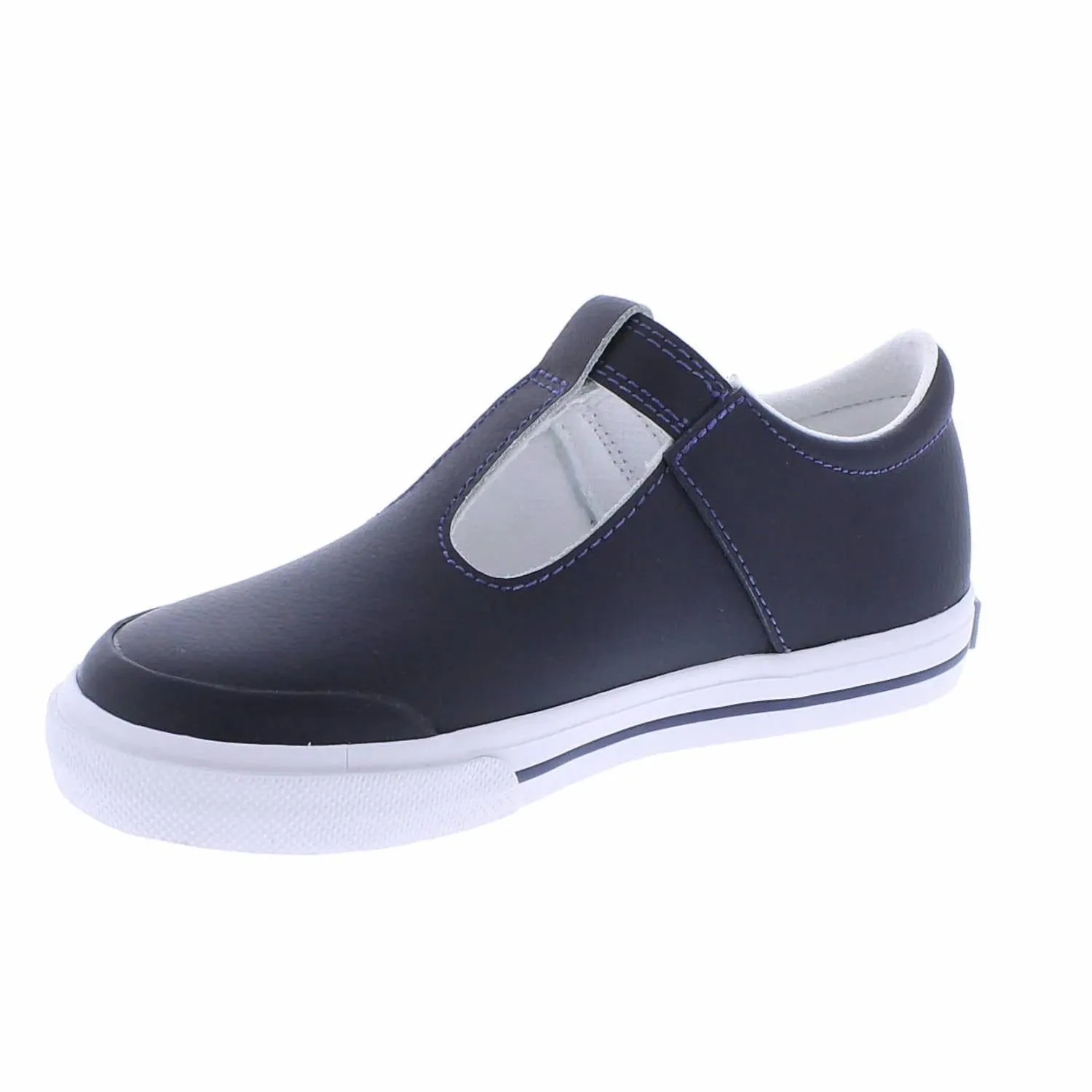Girl's Drew Sneakers In Navy Leather
