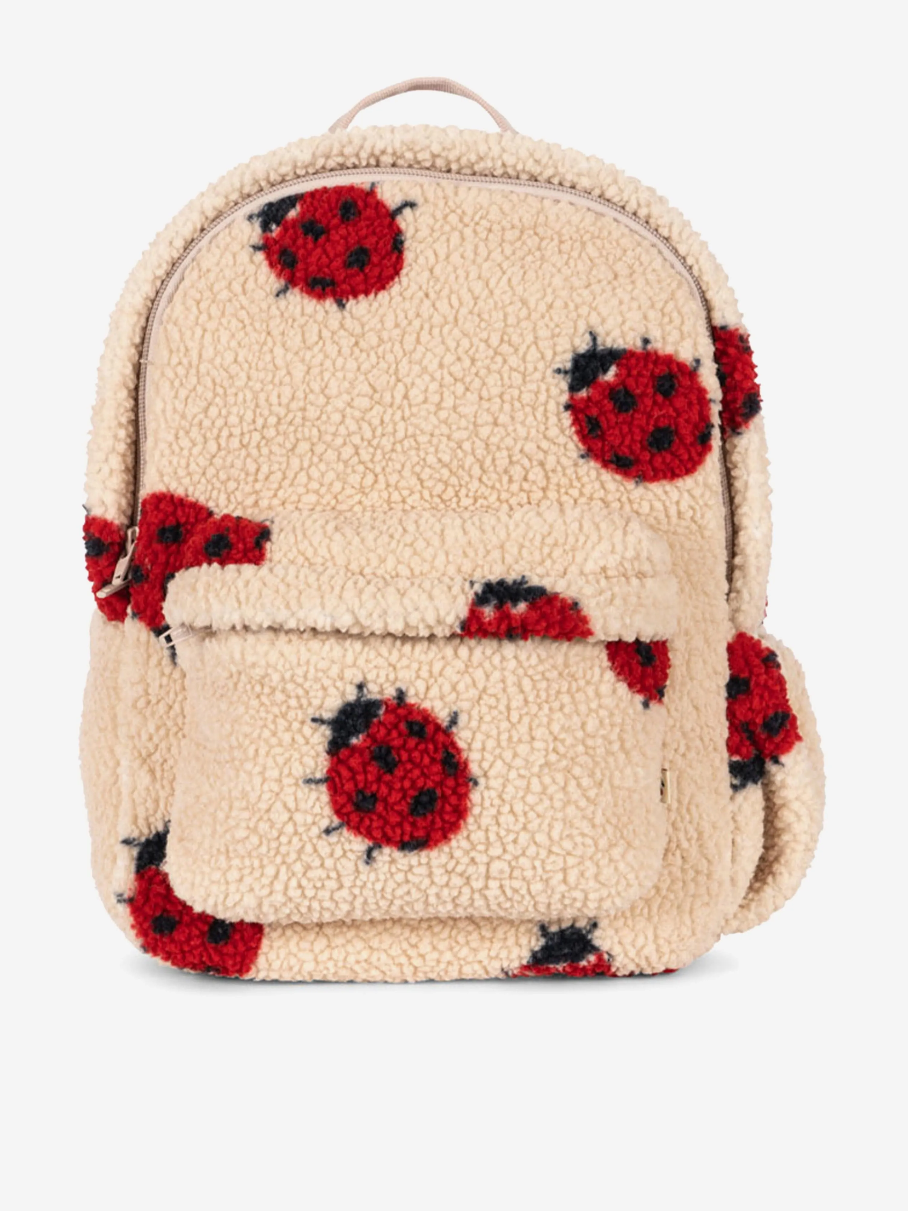 Girls Jody Ladybug Teddy Backpack in Beige (32cm)