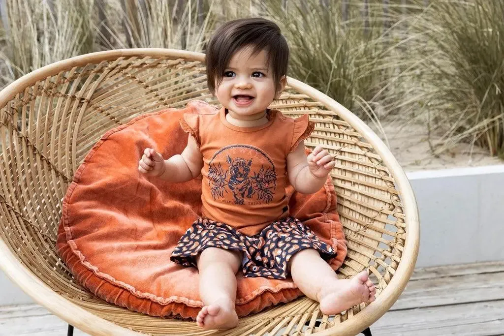 Girls T-Shirt Rusty Brown | Dirkje
