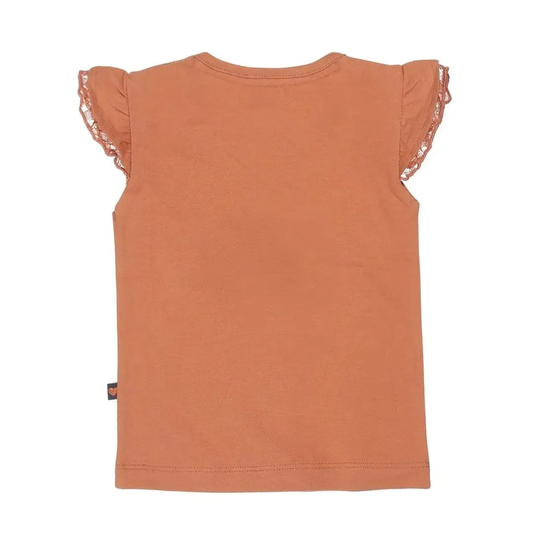 Girls T-Shirt Rusty Brown | Dirkje