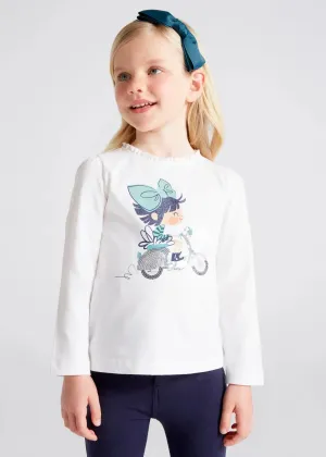 Graphic Long Sleeved Shirt Girl | Mayoral