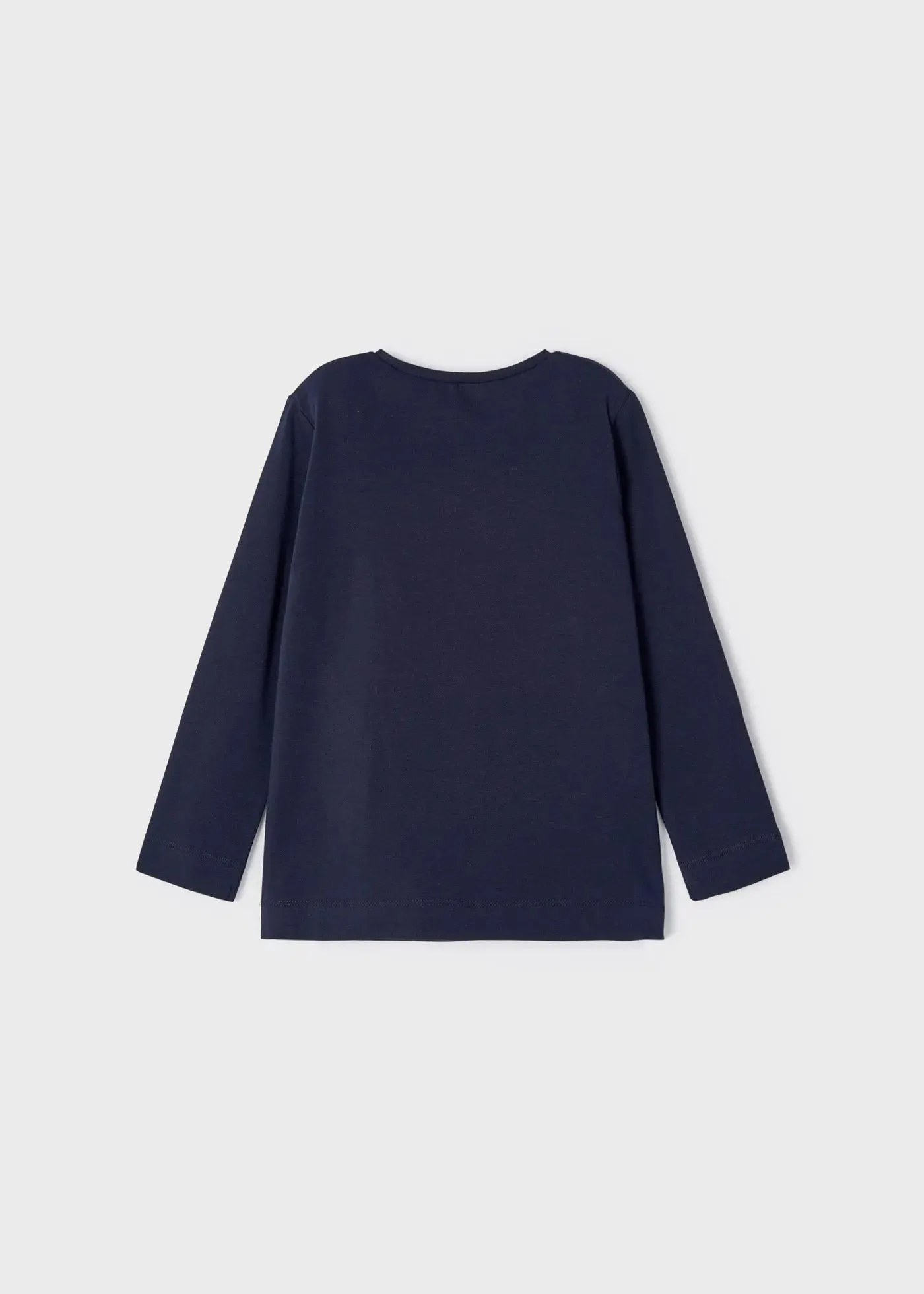 Graphic Long Sleeved T-shirt Girl - Marino | Mayoral