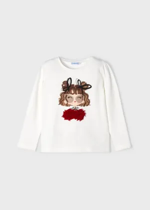 Graphic Long Sleeved T-shirt Girl | Mayoral