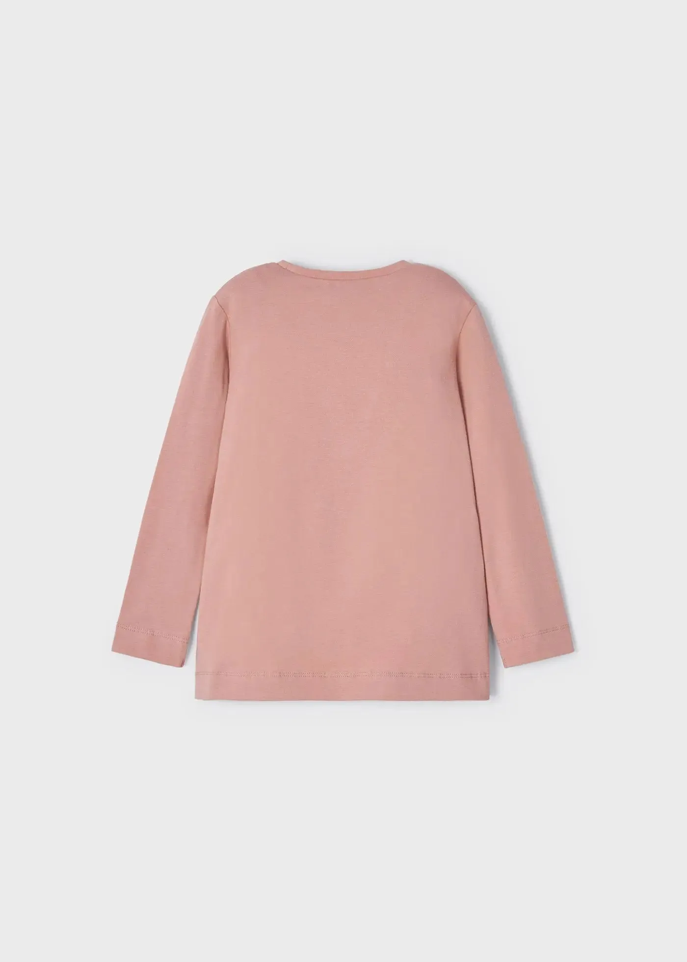 Graphic Long Sleeved T-shirt Girl - Rosado | Mayoral